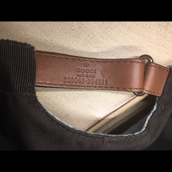 GUCCI Vintage Monogram RARE Chambray Denim Woman's Baseball Hat - Picture 4 of 11